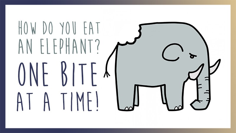 How to Eat an Elephant? One Bite at a Time